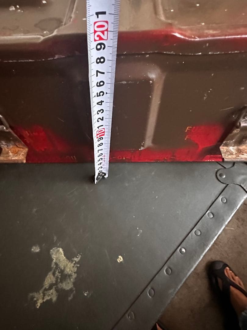 弾薬箱 爆発物用 仕切り付き　ミリタリーボックス　対戦　US 軍物　ヴンテージ