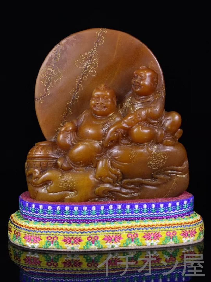 極上 仏像 置物 天然素材 仏教美術 飾り物 古美術品 細密細工 仏像