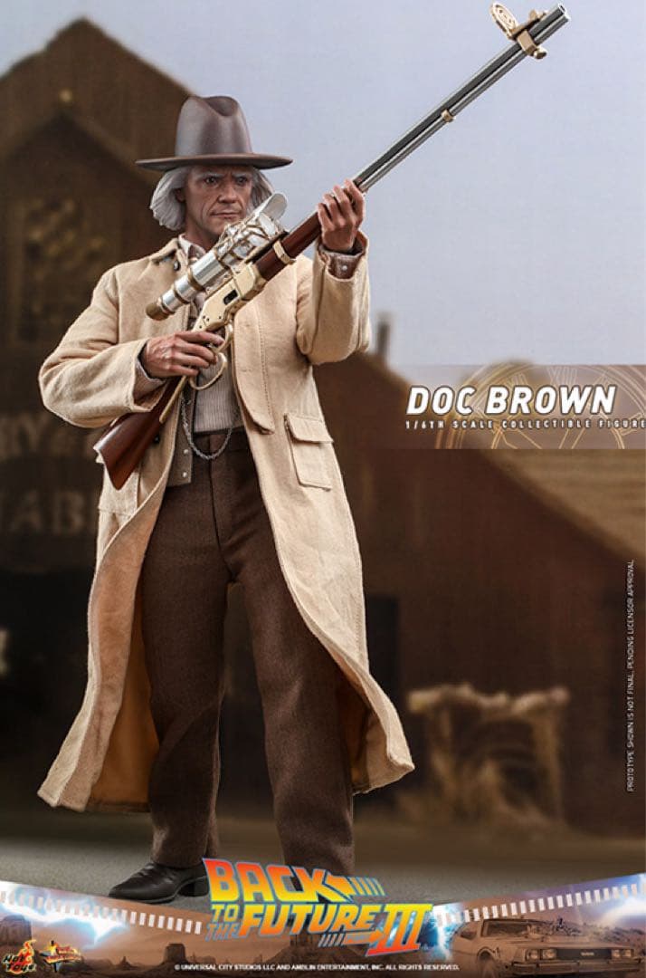 『バックトゥザフューチャー ３』１／６スケールフィギュア　エメット　ブラウン博士