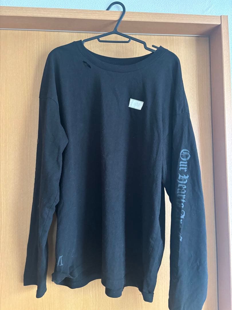 値下げ中】INI 佐野雄大 心の距離TシャツXQUARE 長袖Tシャツ 黒 L