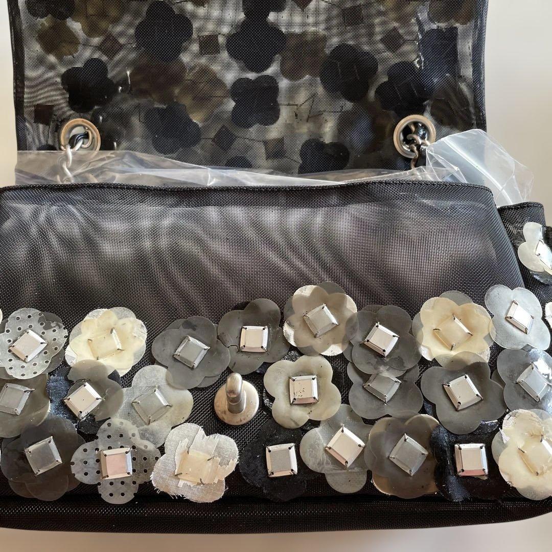 CHANEL フラワー装飾 パーティーバッグ限定品ポリ塩化製品