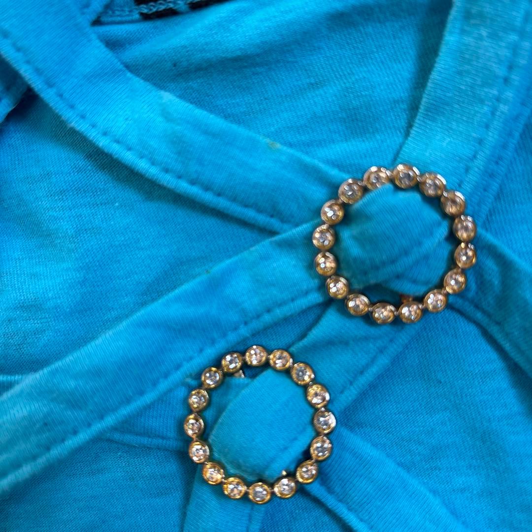 d.i.a. 平成ギャルy2k バックオープンゼブラ柄十字架英字タンクトップ