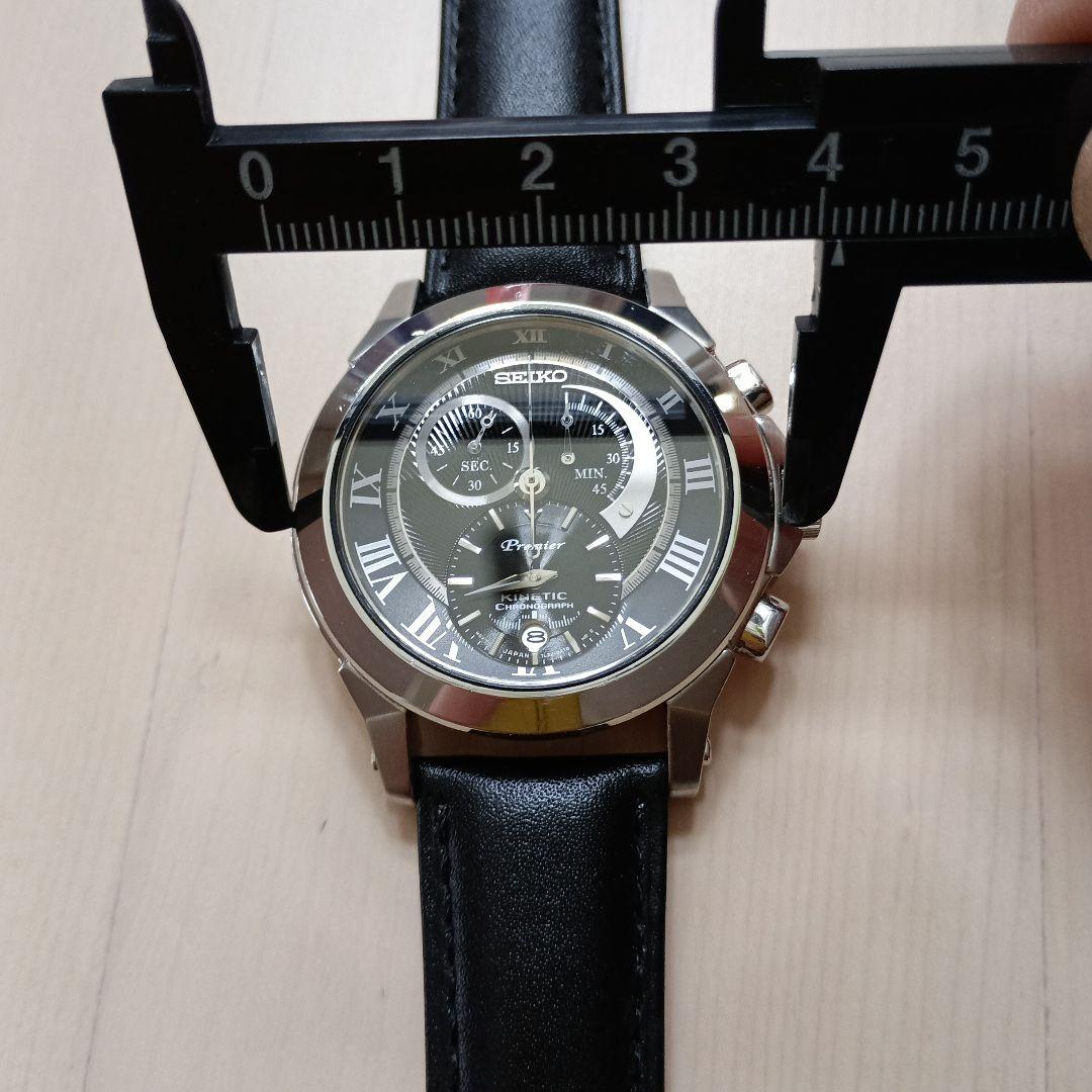 SEIKO Premier クロノグラフ 腕時計　二次電池交換済み