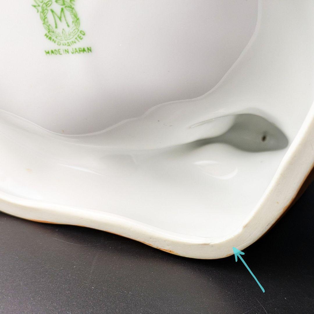 可愛いモガ☆アールデコ ノリタケ デコレディ ラスター彩 ディッシュ M