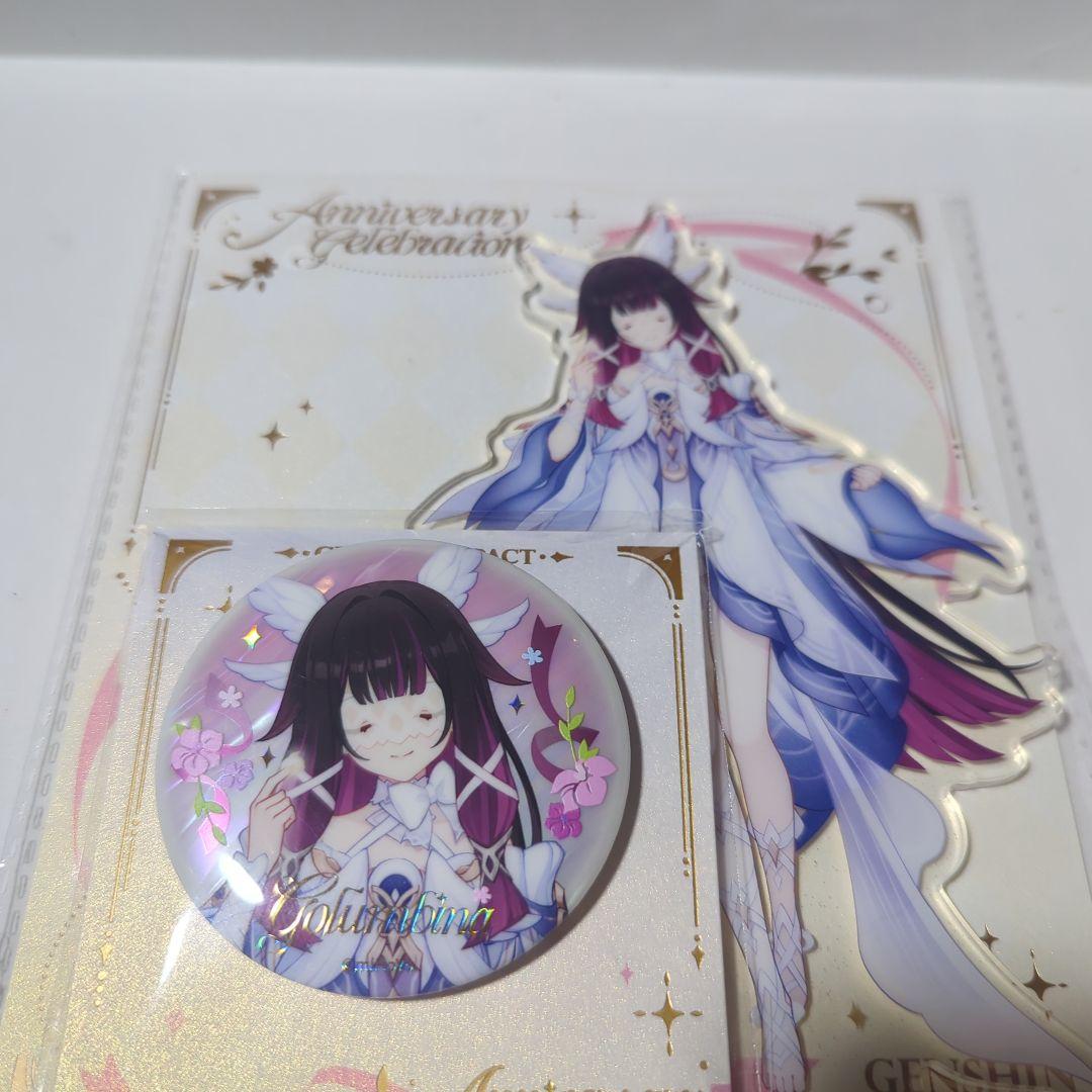 原神 5周年 アクリルスタンド アクスタ 缶バッジ コロンビーナ 少女