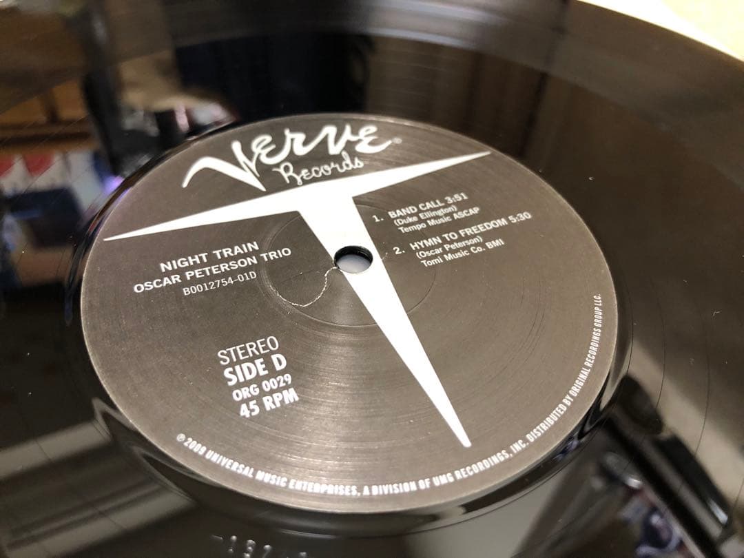 Oscar Peterson Trio Night Train 45回転 2LP