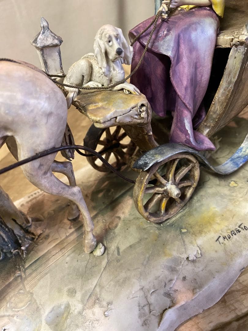 Lo Scricciolo イタリア製 T.Moretto 磁器人形 オブジェ