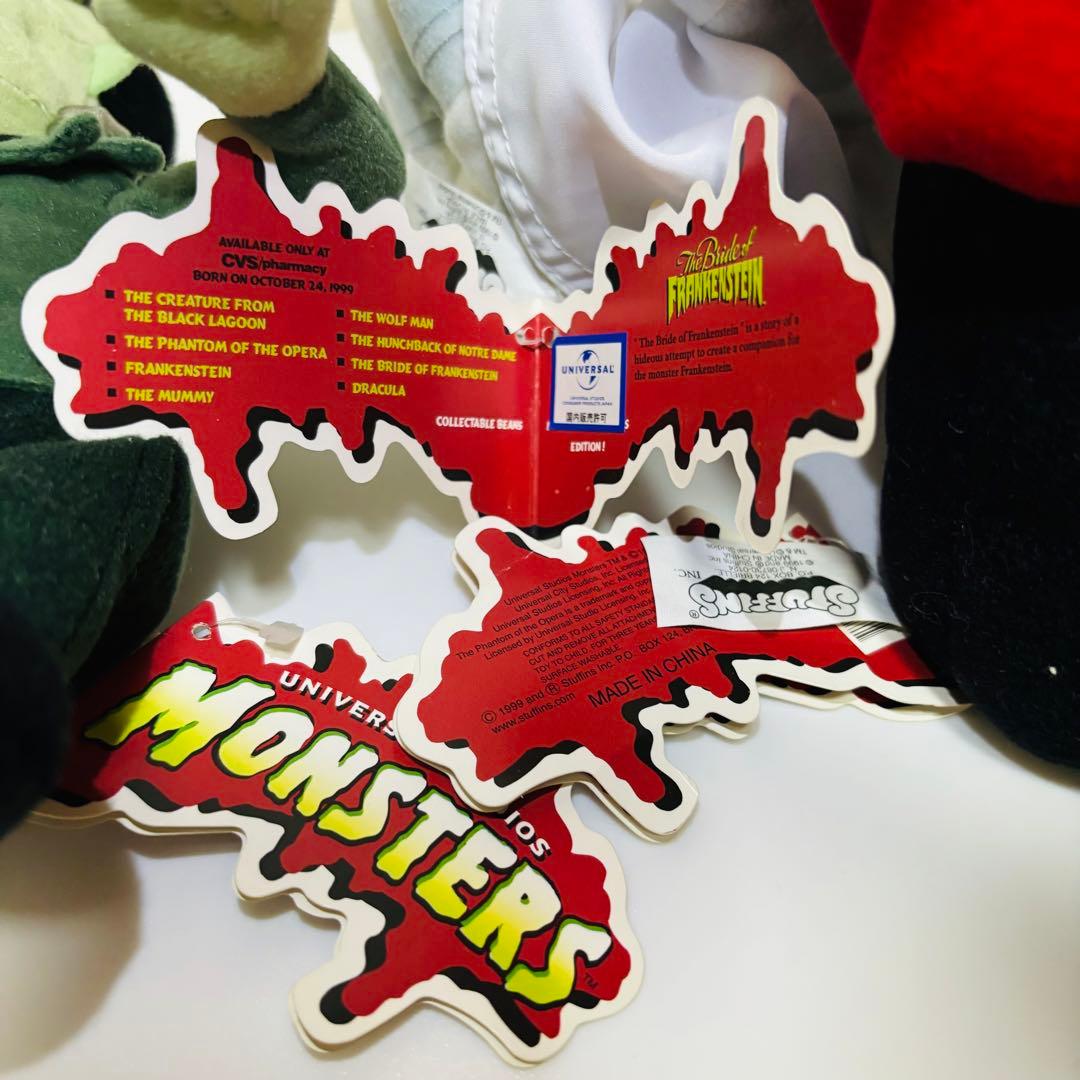 1999' 米国UNIVERSAL STUDIOモンスターズ 8体セット