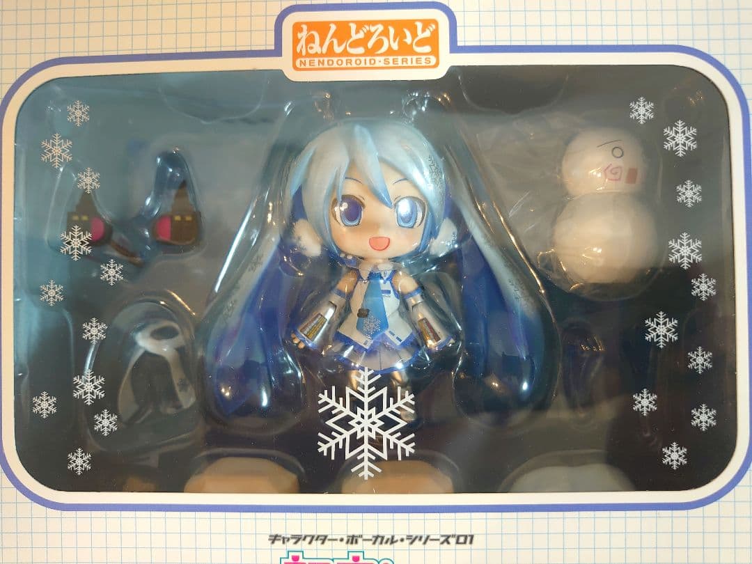ねんどろいど（雪ミク＆桜ミク＆初音ミク）セット＋交換パーツ