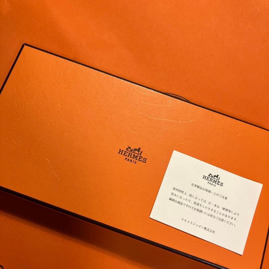 エルメス　ドゴンロング　長財布　ローズアザレア