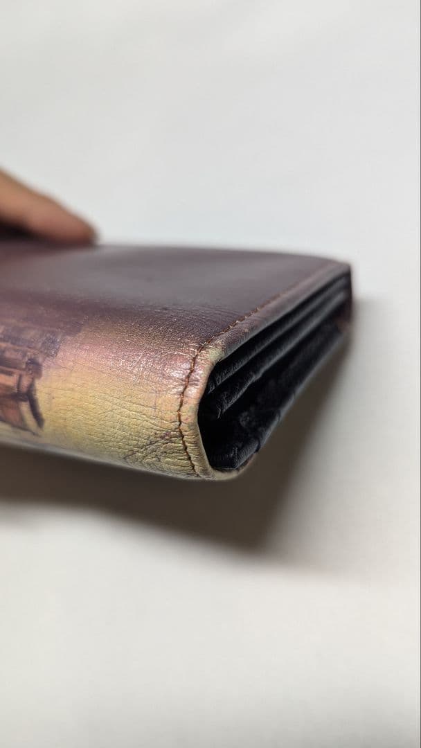 ★値下げしました！ ノーマン・ロックウェル 本革 長財布 超美品 交通渋滞