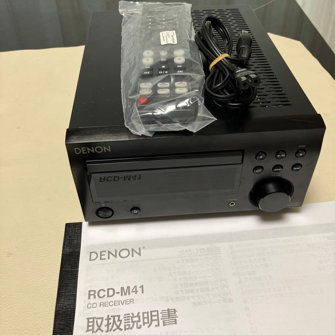 DENON CDレシーバー RCD-M41K 動作品 2019年製 DENON CDレシーバー RCD-M41K 動作品 2019年製 DENON CDレシーバー RCD