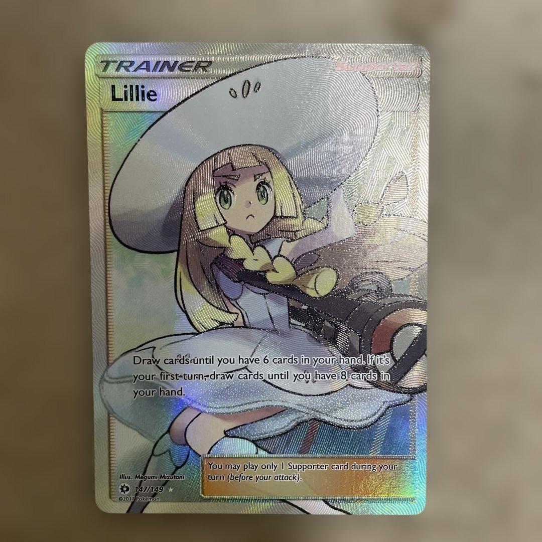 週末値下！ポケカ 帽子 リーリエSR コレクションムーン 海外 英語版