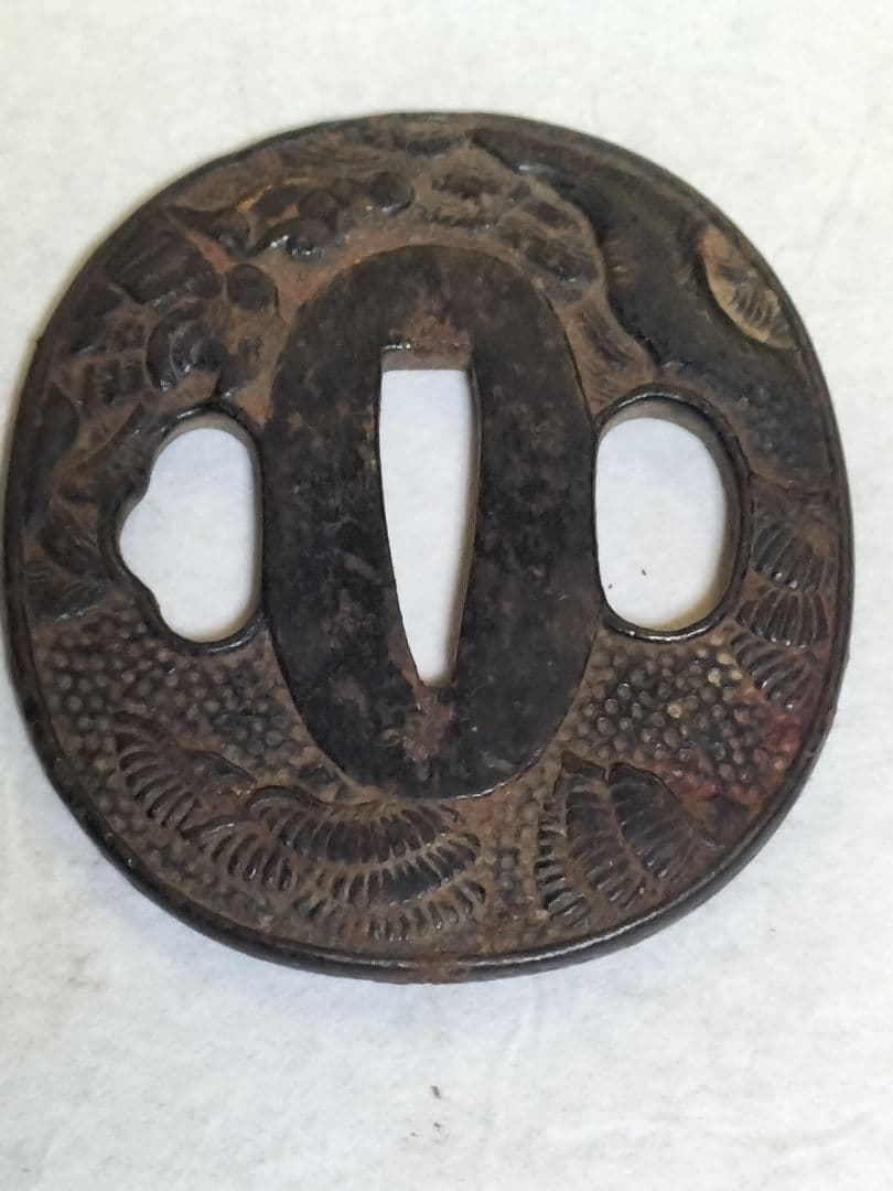 刀鍔 骨董品 金象嵌２個他３個