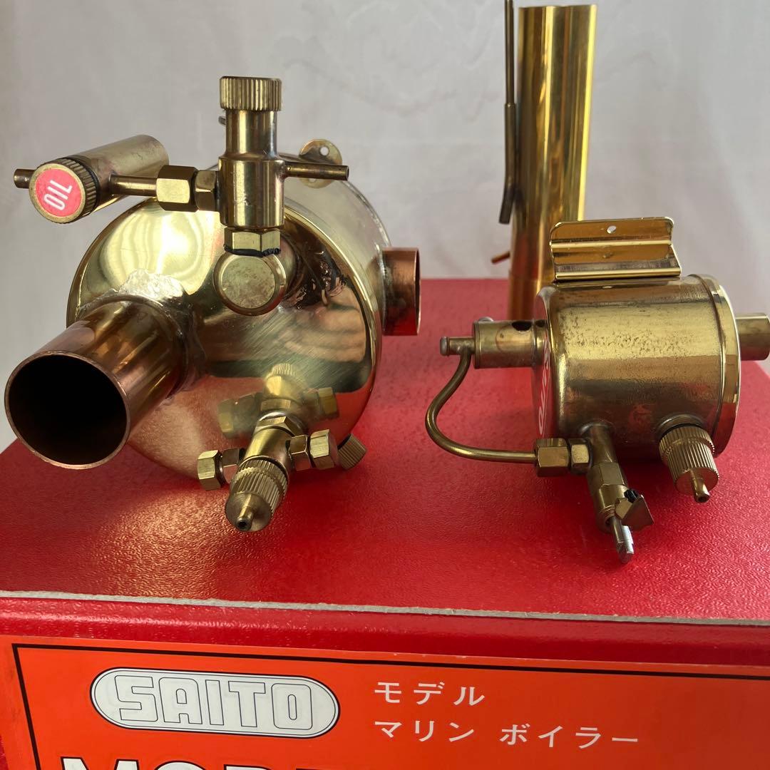 SAITO モデルスチームエンジン S3R＆ ボイラー BT-1 セット