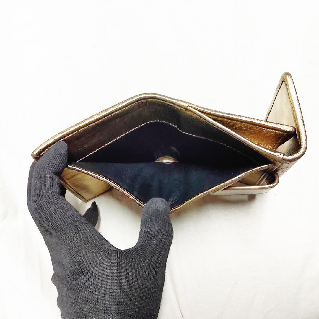 希少 ブルガリ 折財布 パレンテシ BVLGARI ゴールド 廃盤 クリップ開閉