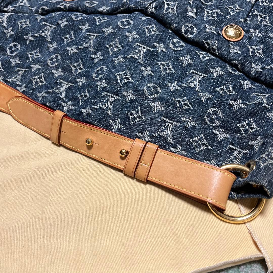【美品】LOUIS VUITTONモノグラムデニムデイリーGMショルダーバッグ