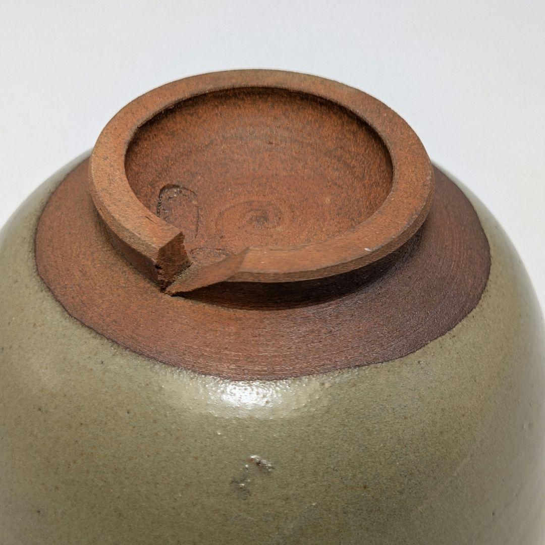 二代横山香寶 虫明焼 茶盌 合箱 しめ縄 抹茶碗 抹茶茶碗