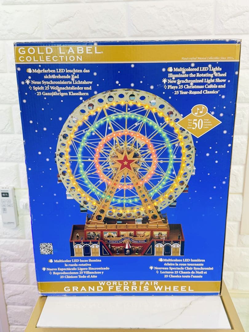 Mr. Christmas 大観覧車 イルミネーション オルゴール 90周年