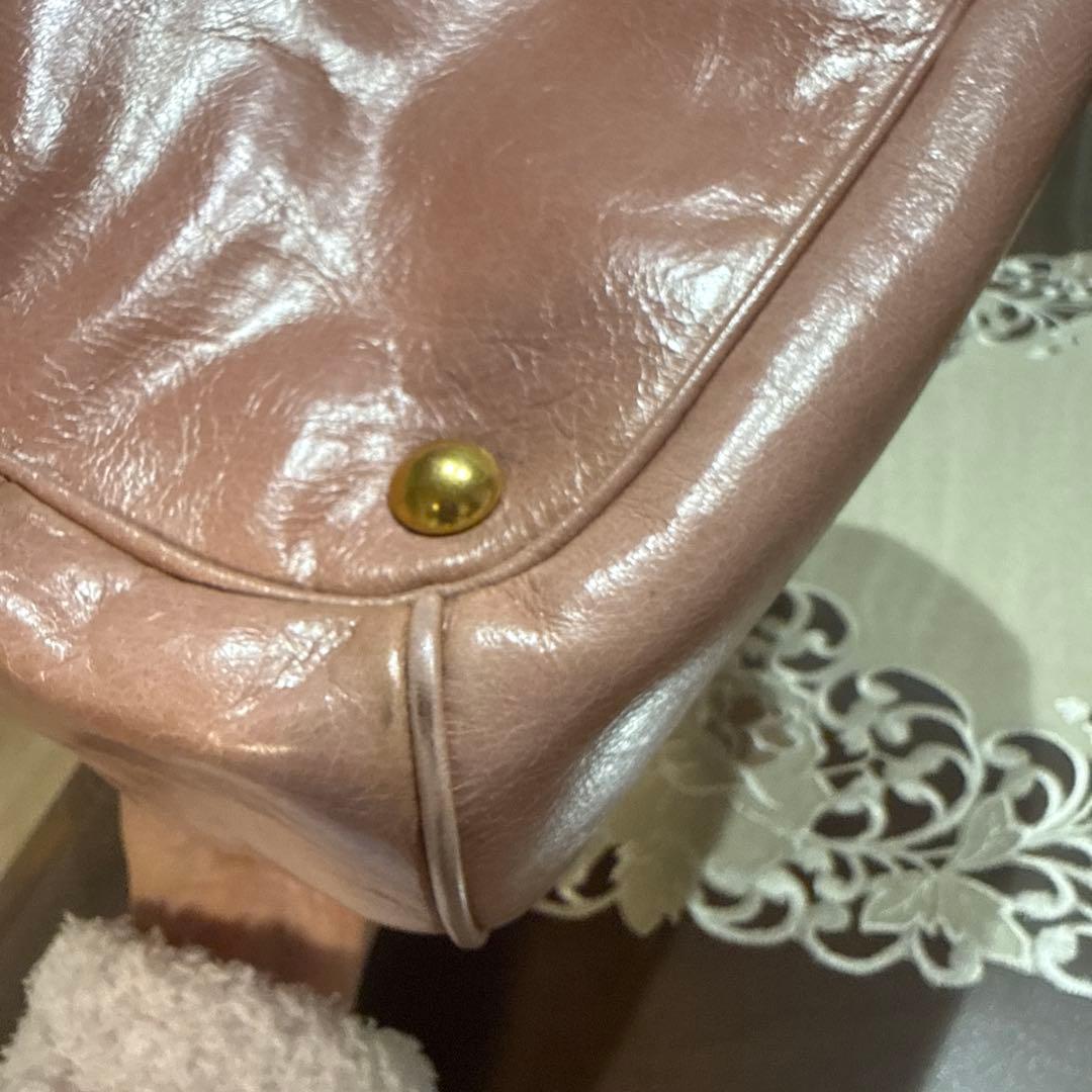 miu miu ピンク ハンドバッグ