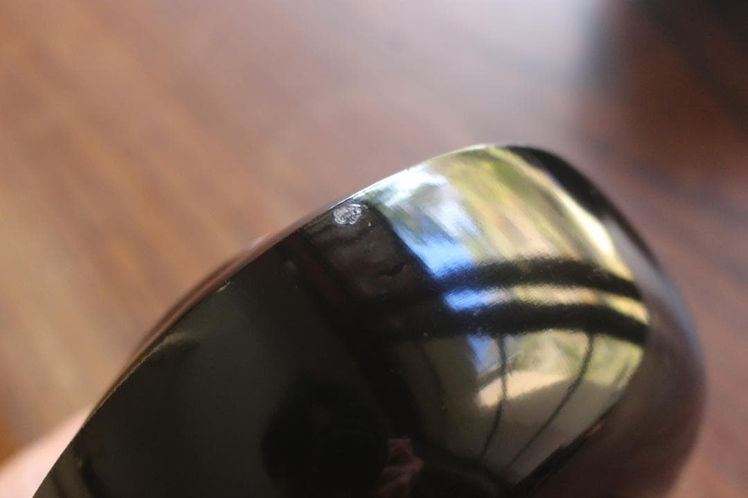 塗キズ有！優美な塗分けに極上木芙蓉蒔絵の映えるお椀2点（検輪島塗京塗雑煮椀