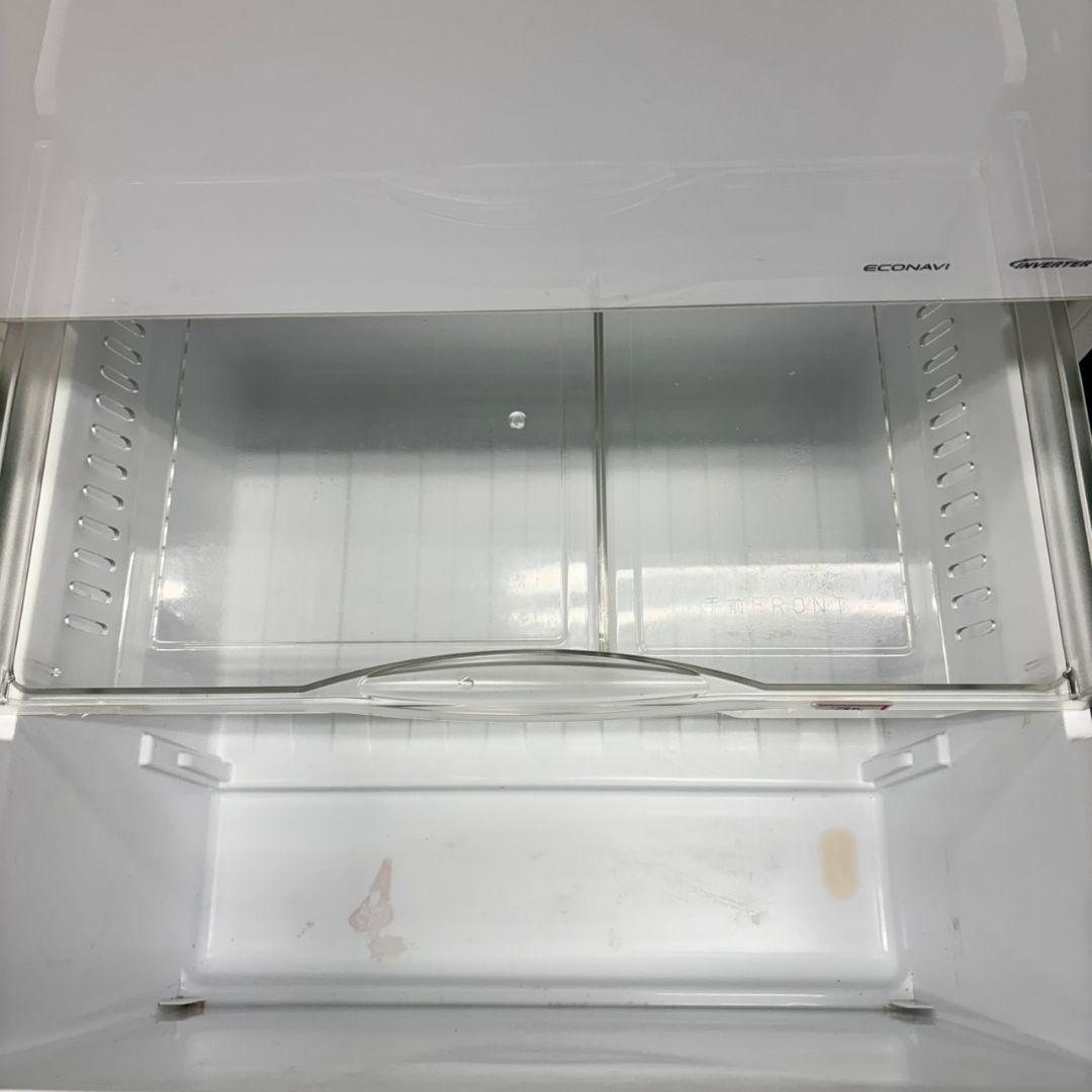 441 冷蔵庫　大型　300L～400L　ガラストップ　自動製氷機　美品　右開き