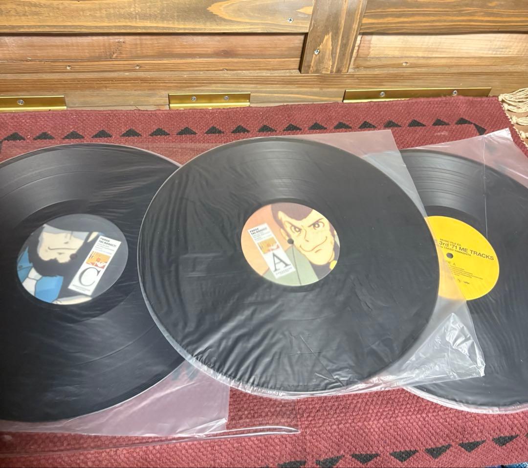 ☆ルパン3世☆次元大介☆峰不二子☆フィギュア・5☆LPレコード・3