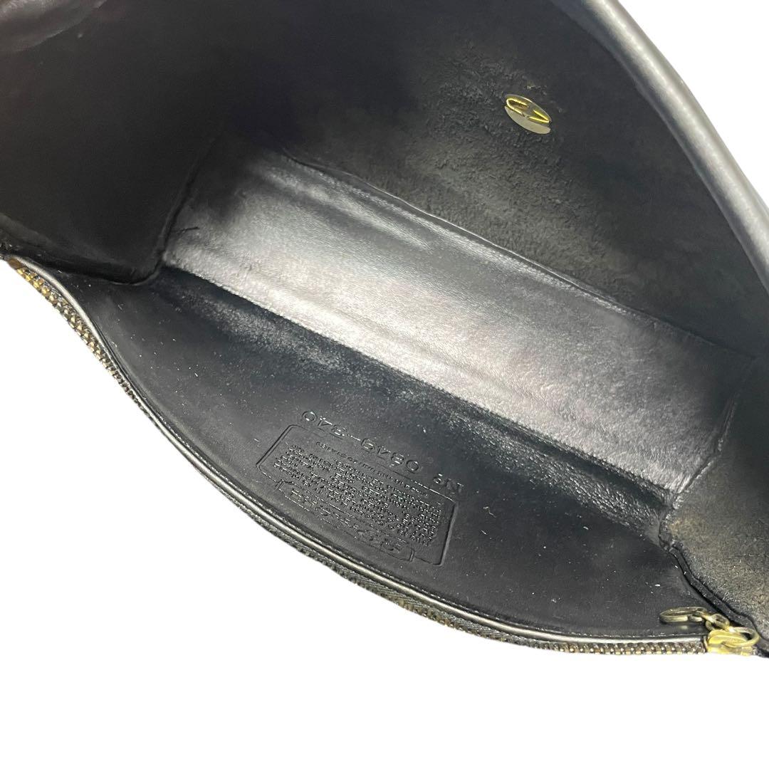 【美品】オールドコーチ USA製 9908 デボンバッグ ショルダーバッグ 黒