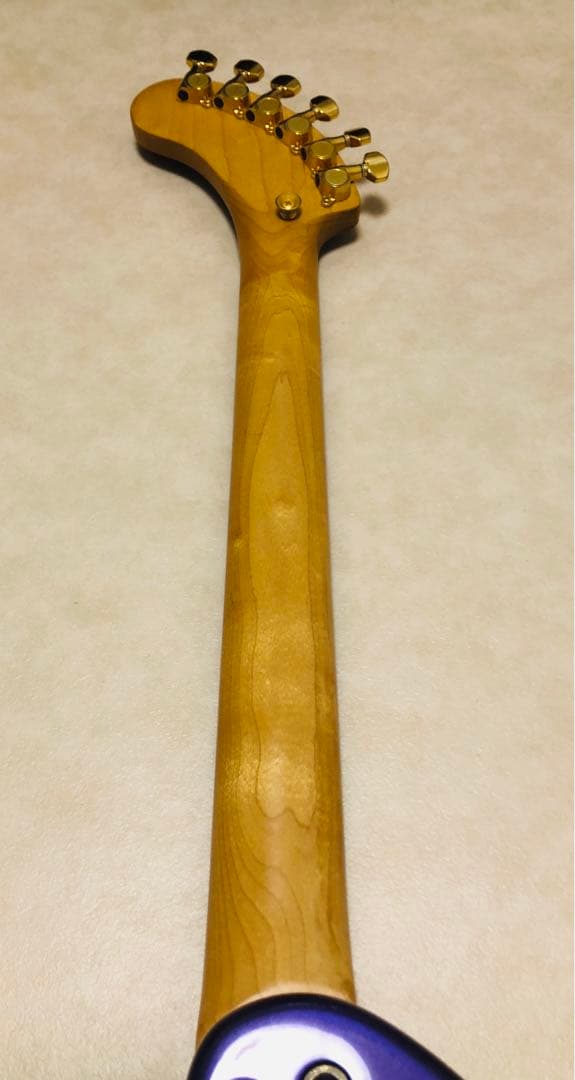 【美品】ZO-3C メタリックパープル アンプ内蔵ミニギター ソフトケース付