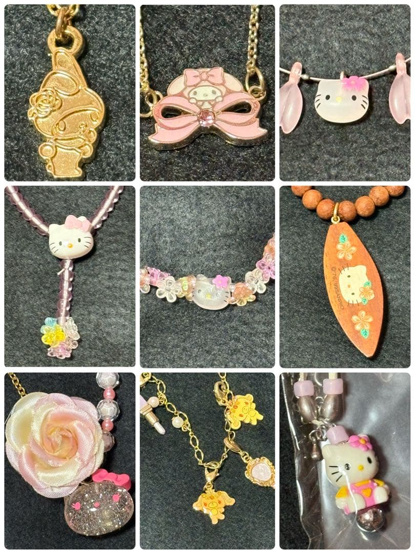 【コレクター放出／一点物】サンリオ平成レトロアクセ大量まとめ売り 当時物