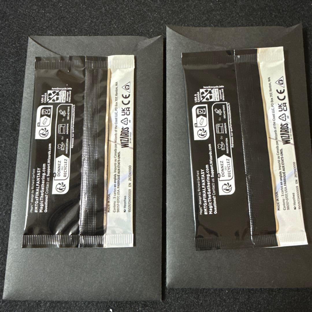 未開封 mtg FF コレクターブースター サンプルパック 英語 2パック MtG