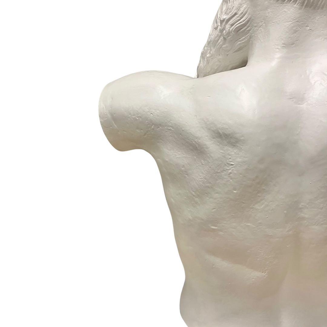 希少】ポセイドン 石膏像 石像 胸像 デッサン 特大 彫刻 置物 オブジェ