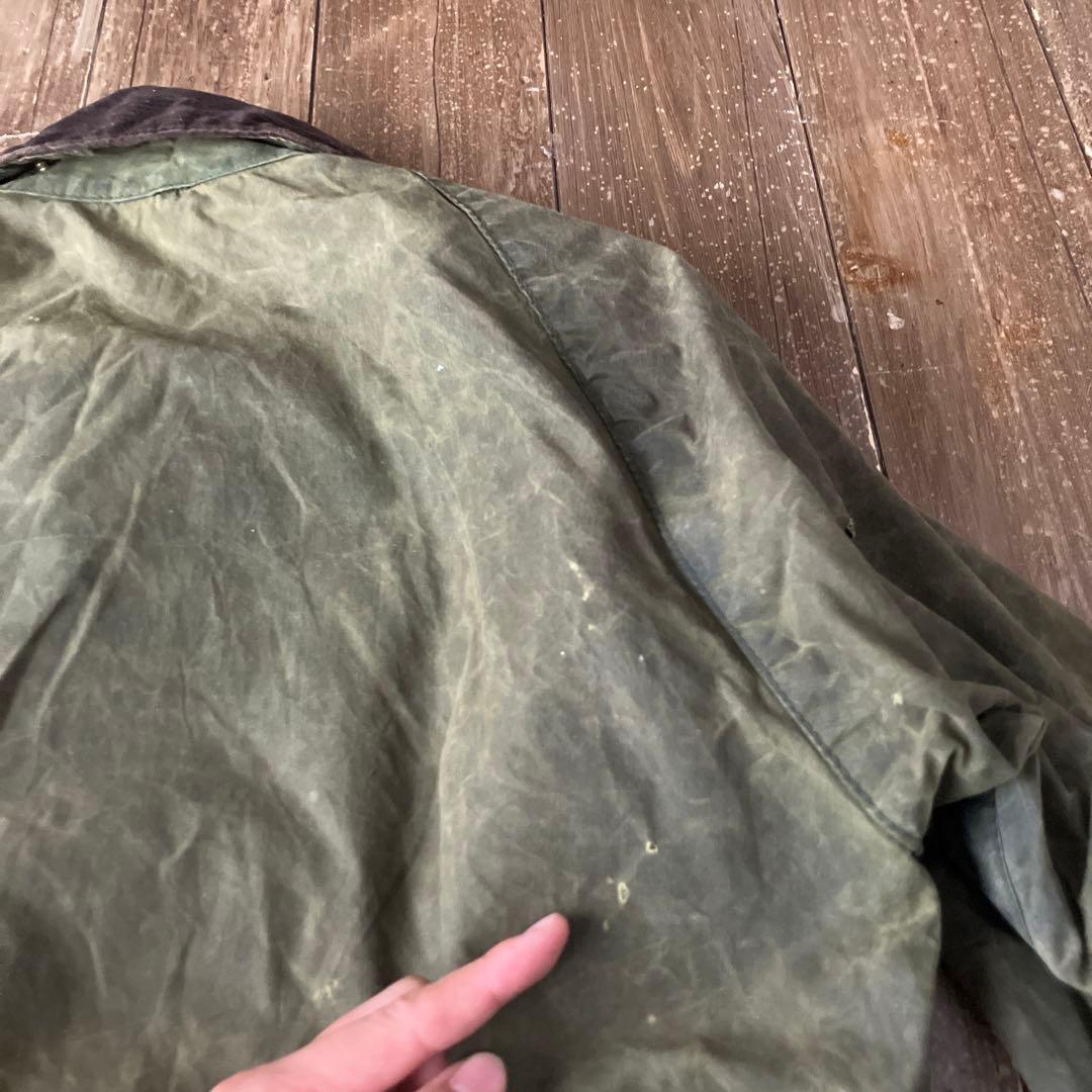 Barbour Beaufort ジャケット オリーブ色　C36 91CM