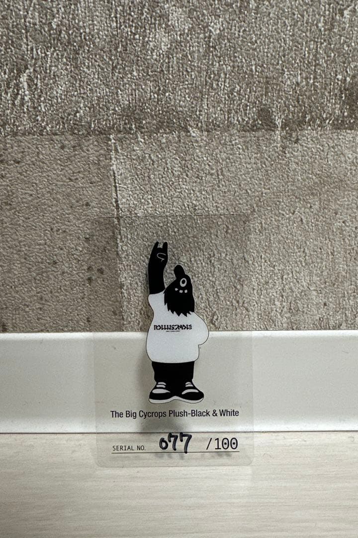 rolling cradle ぬいぐるみ サイクロプス君二代目ブラック