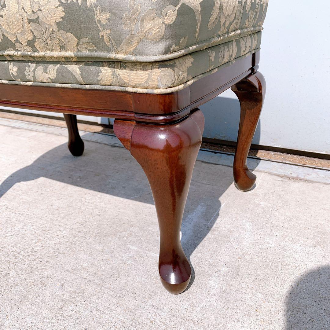 【極美品】Maruni マルニ木工 最高級 メリルオットマン スツール 猫脚