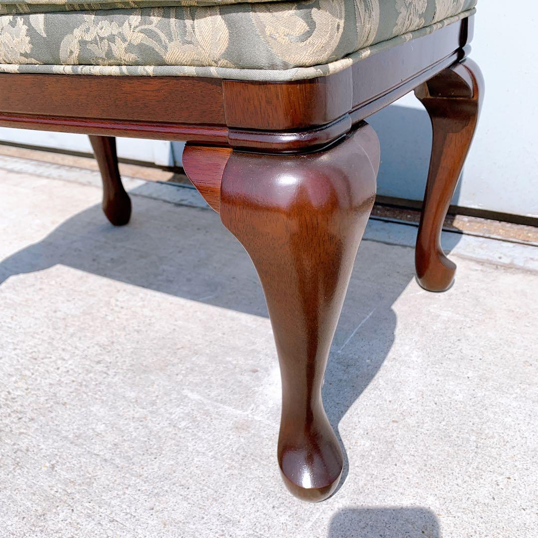 【極美品】Maruni マルニ木工 最高級 メリルオットマン スツール 猫脚