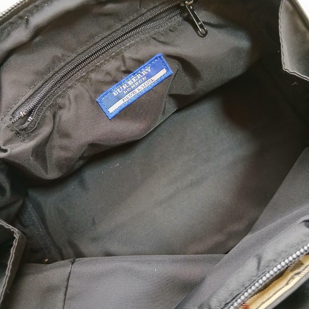 【BURBERRY BLUE LABEL】大容量ノバチェックハンドバッグ
