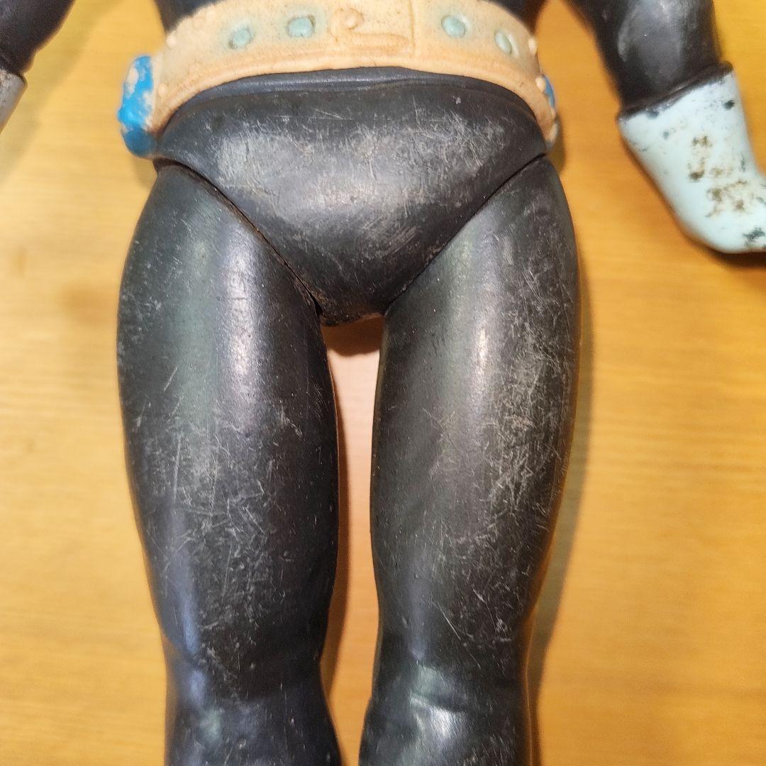 (値下げしました)中古ソフビ　面とれ　仮面ライダー1号　マスク無し　25センチ