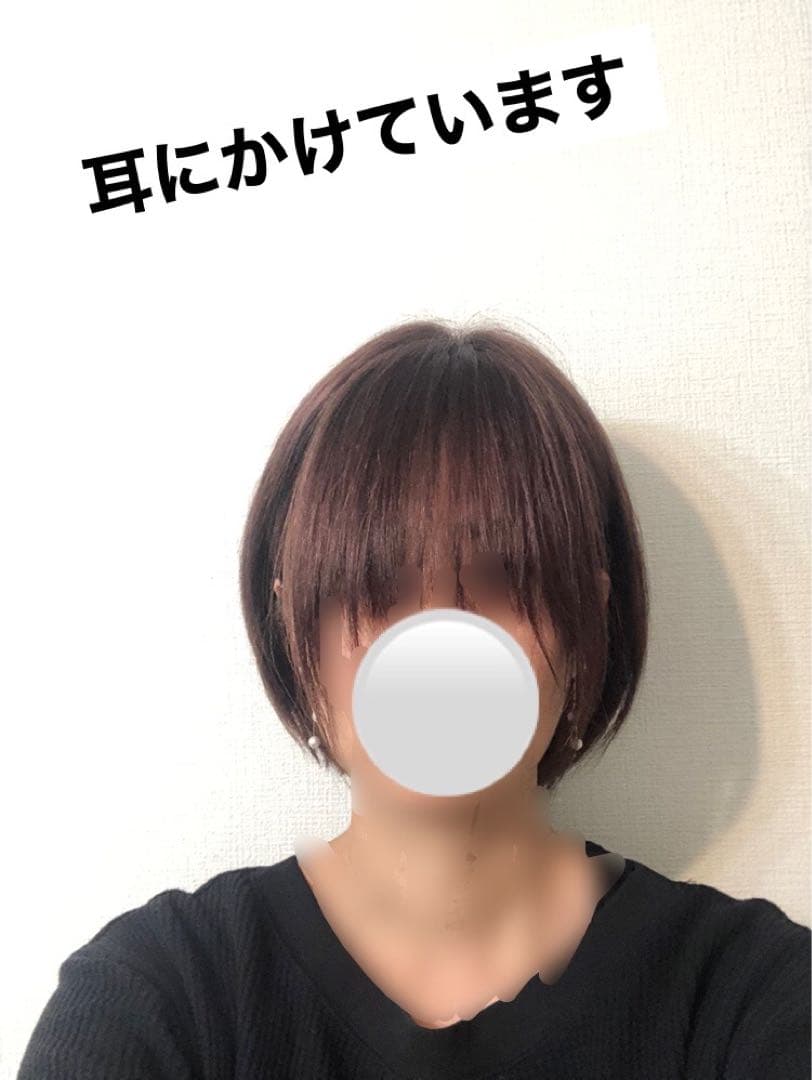 人毛100% ショートボブ ダークブラウン　未使用