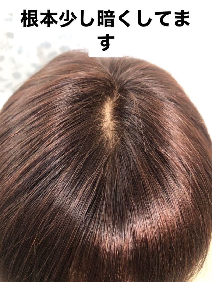 人毛100% ショートボブ ダークブラウン　未使用