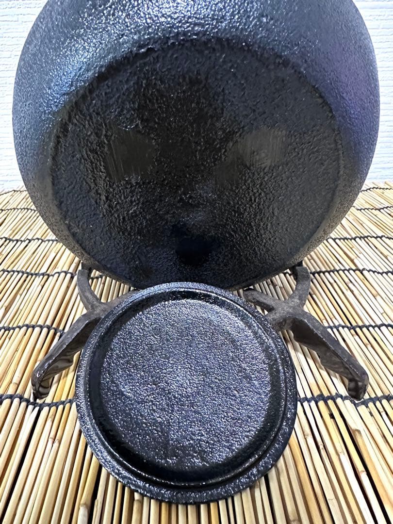 未使用品 南部特製銘(宝星堂)造 15型アラレ 南部鉄瓶 南部鉄器 調理