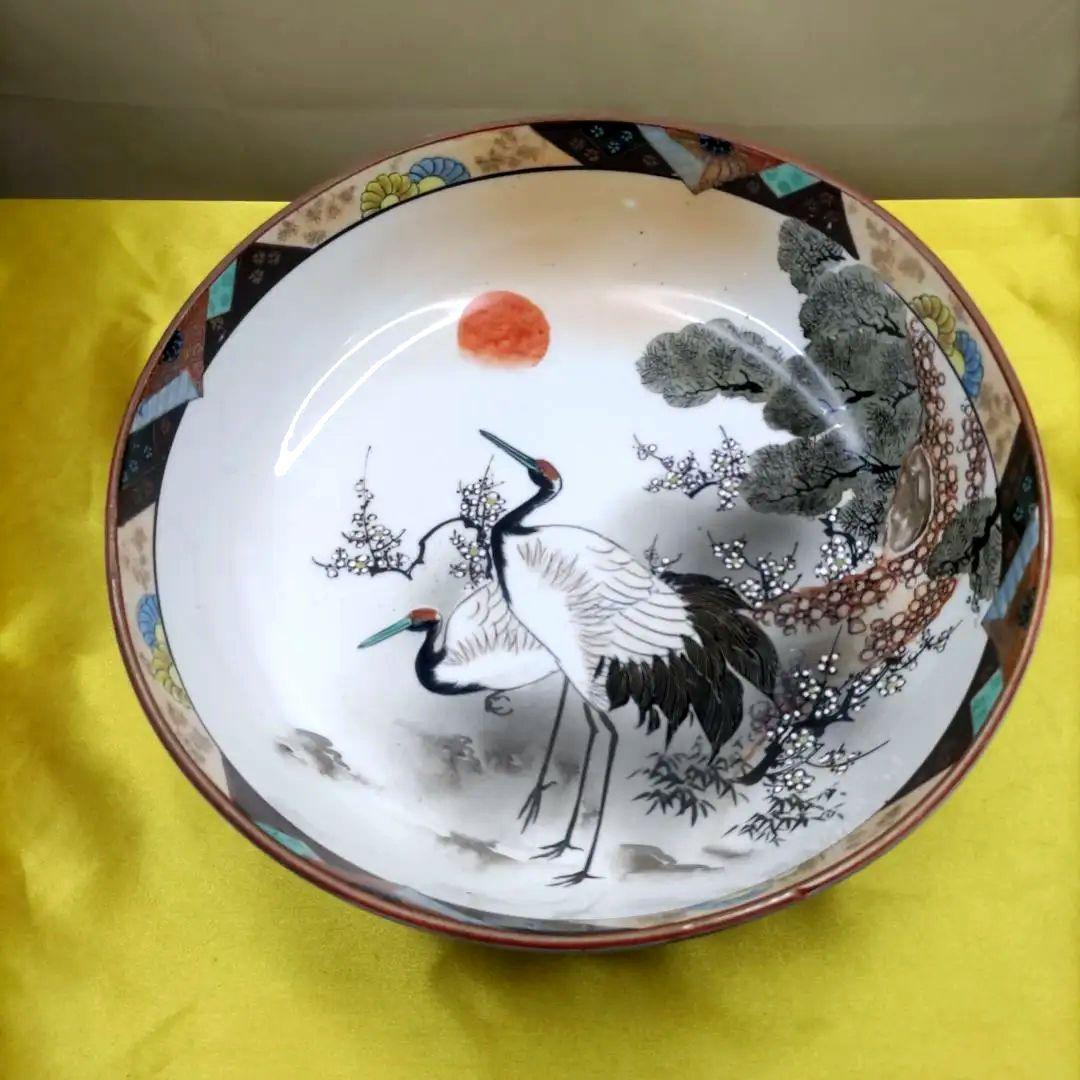 九谷焼 古九谷 金彩 色絵 三ツ鉢 小鉢 中鉢 大鉢 8寸9寸