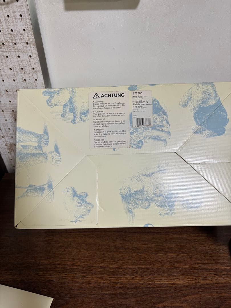 シュタイフ 677380市松　牡丹　テディベア 2012年　日本限定　台座付き