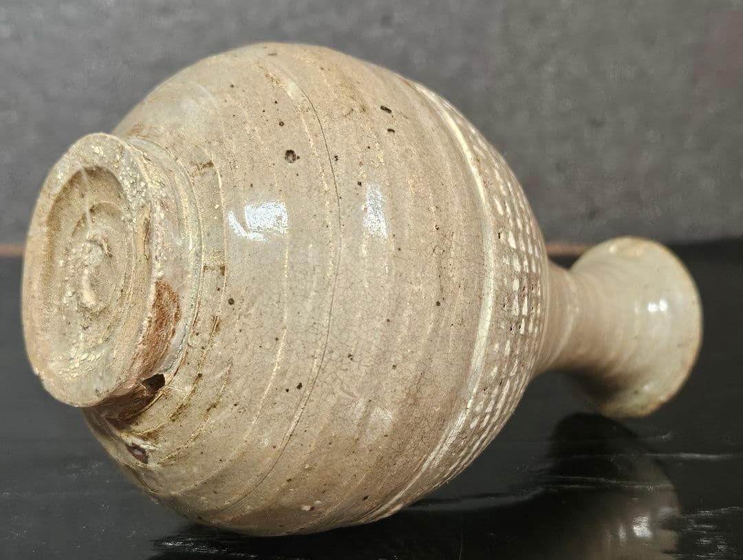 李朝古美術　李朝古陶磁器　李朝三島　李朝三嶋　徳利　花入　茶道具　茶器　酒器