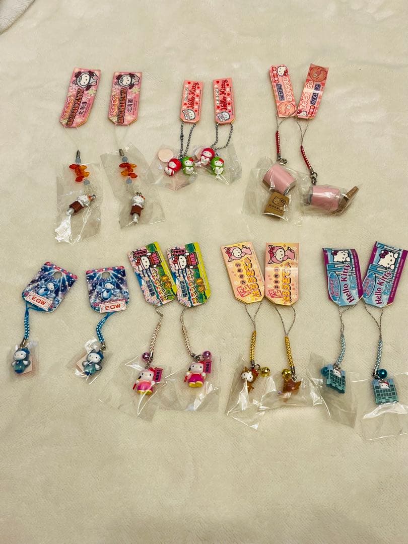 キティちゃん ストラップ キーホルダー 等 135点セット