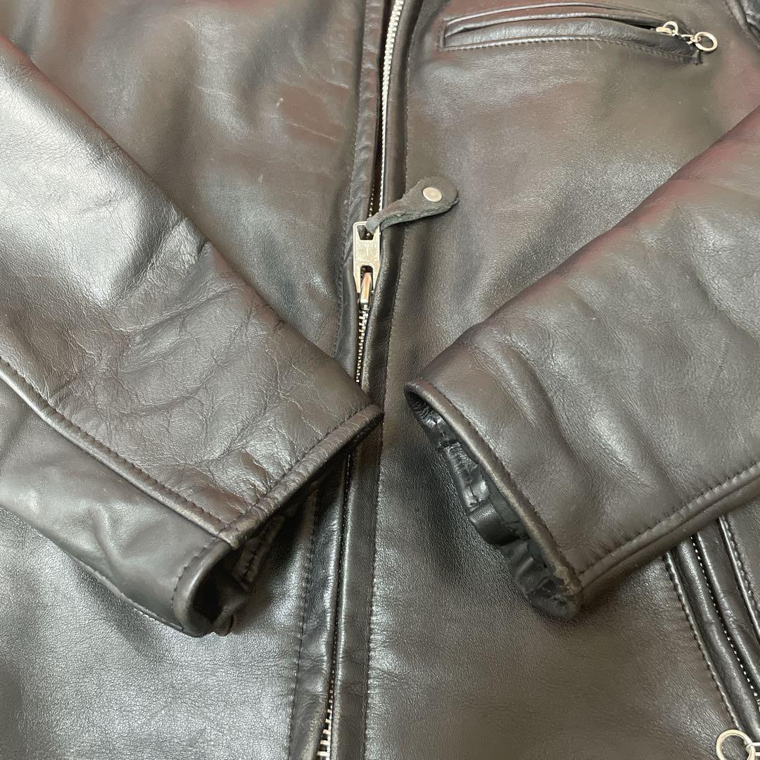 レアモデル 141 Schott シングルライダース 36 人気641の革違い