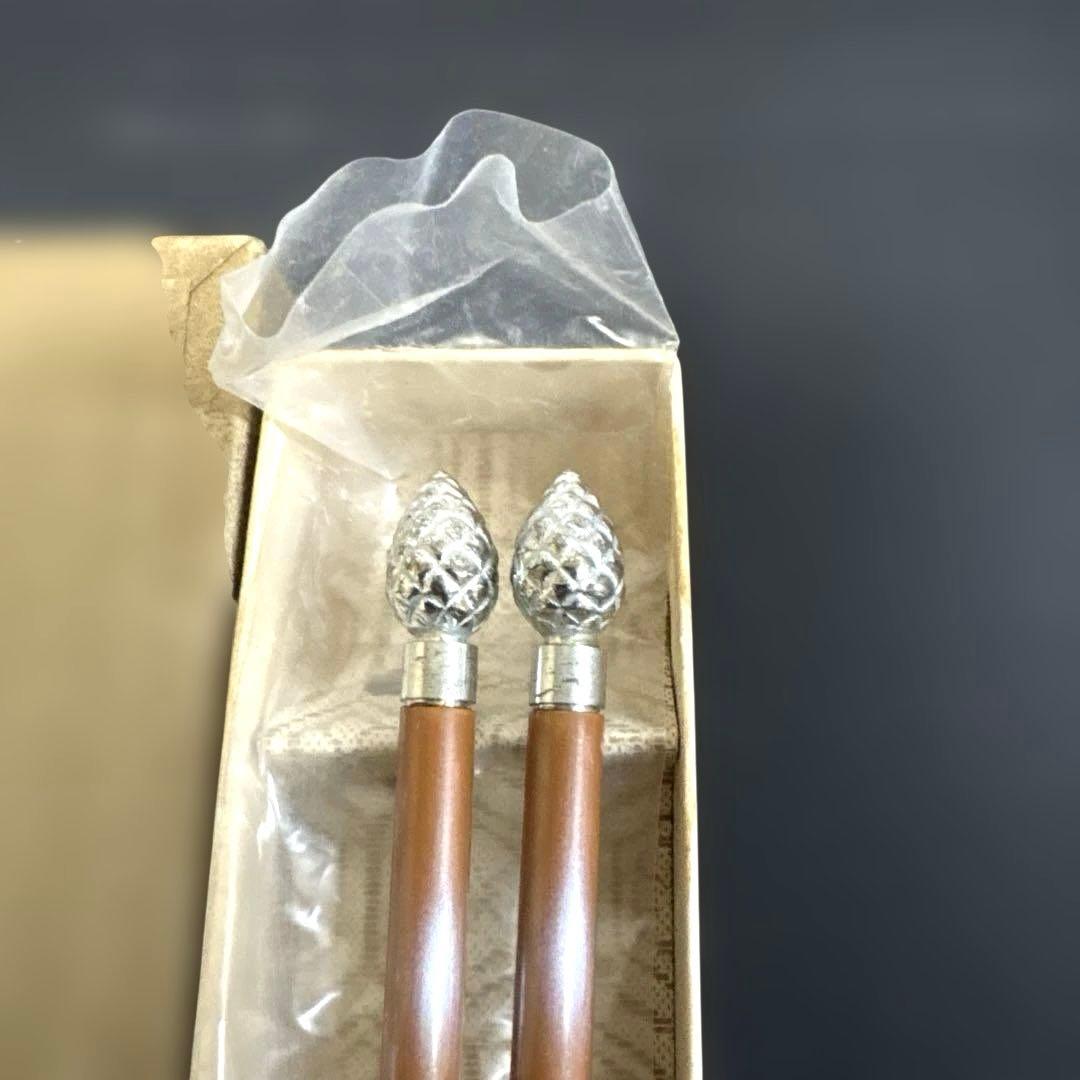 C,様専用☆ 火箸 3つ(桐実頭 菊頭 菊蕾頭)・2