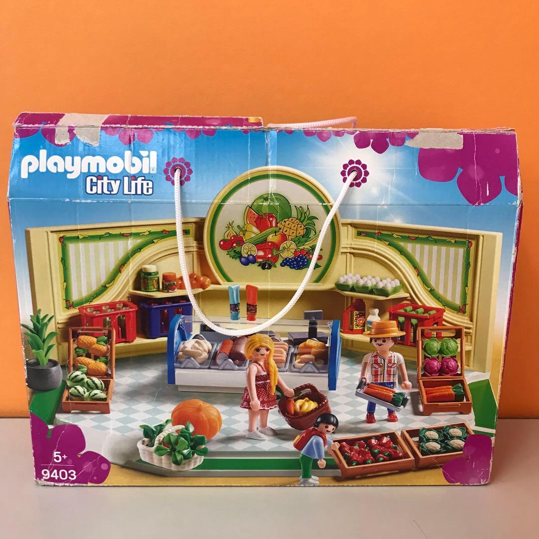 【絶版】Playmobil プレイモービル 食料品店 9403