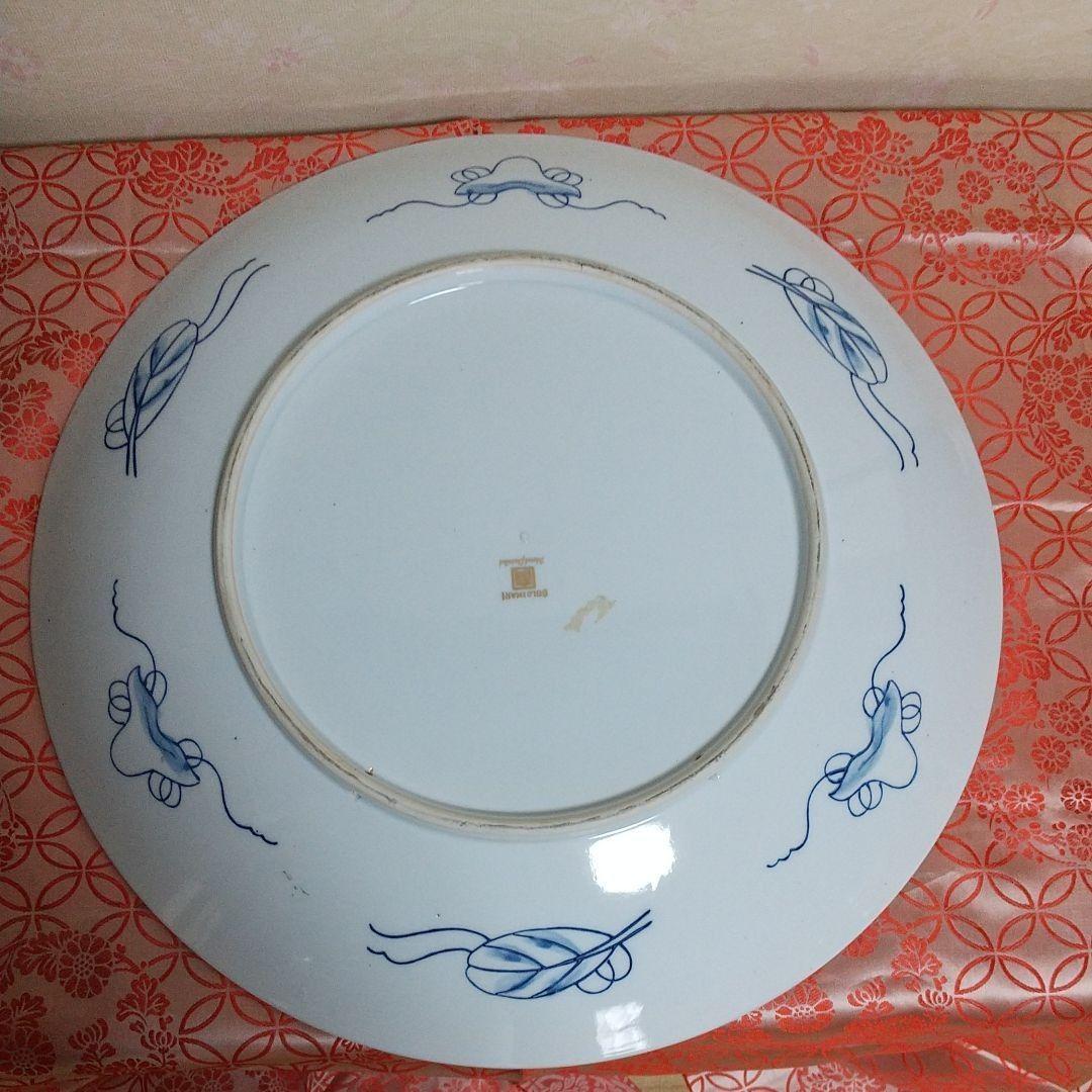 有田焼 ゴールド伊万里 飾り皿 大皿 45センチ 手描き