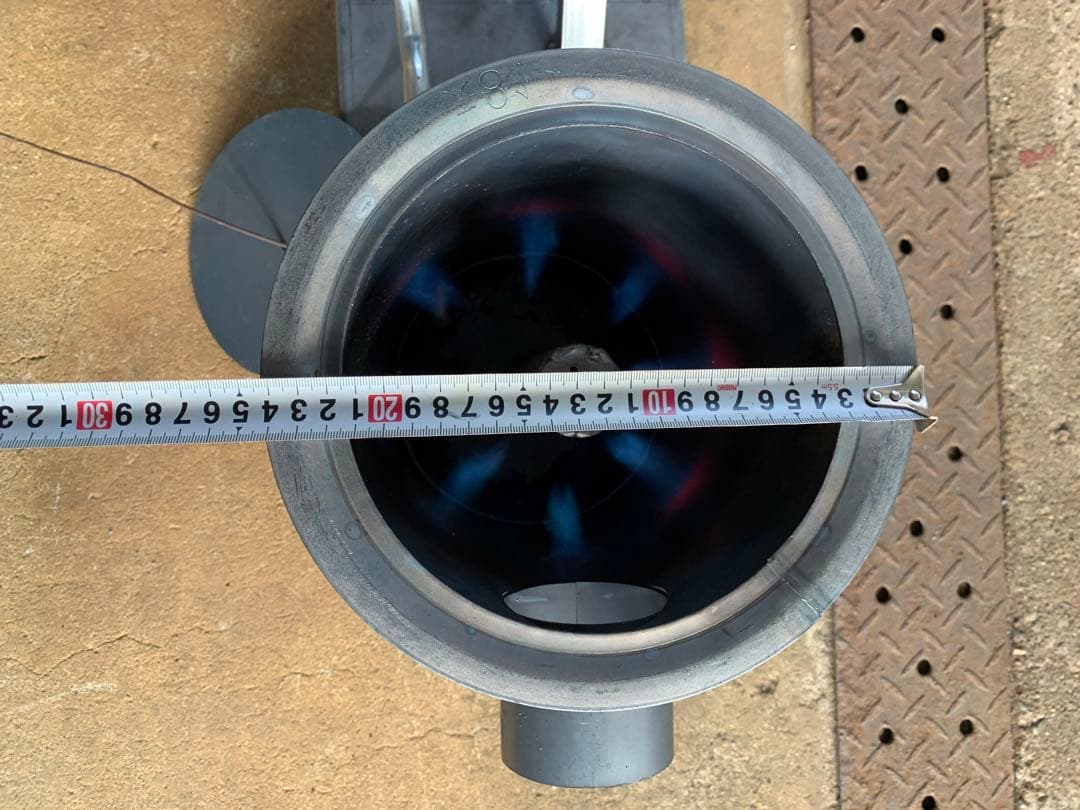 廃油ストーブ 煙突アダプタ付き80mm、100mm,106mm煙突使えます⓶